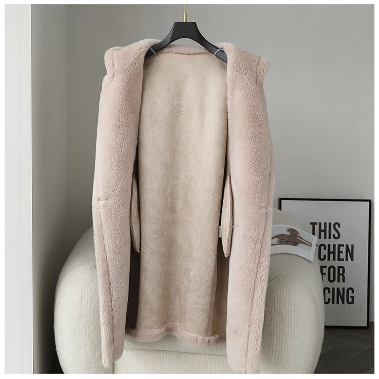 Women's Long Teddy Winter Coat