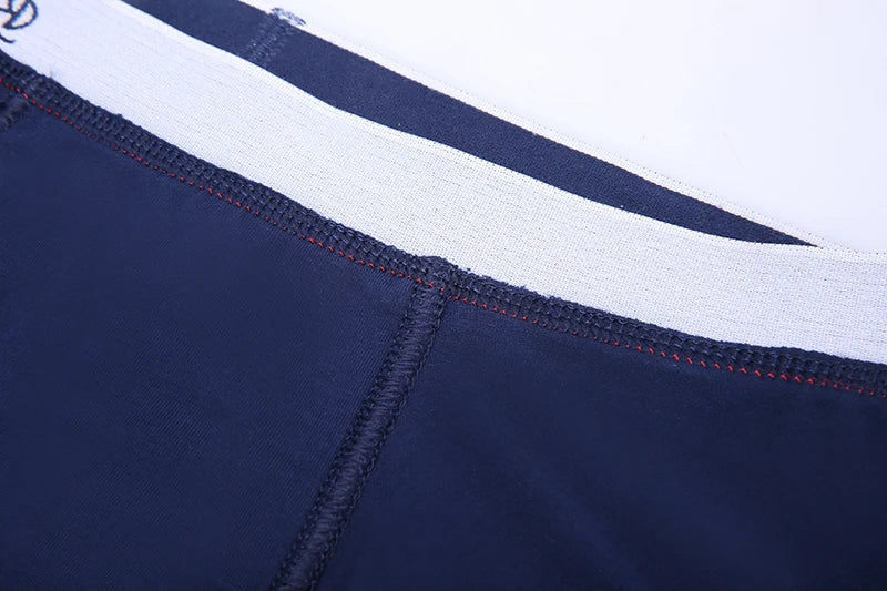 Men's Cotton Boxer Briefs, 4-Pack — Soft Letter-Waistband Underwear