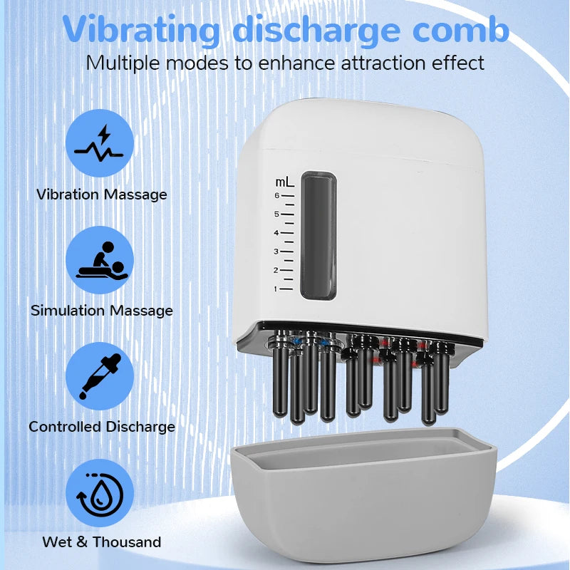 Electric Scalp Massager with Oil Applicator