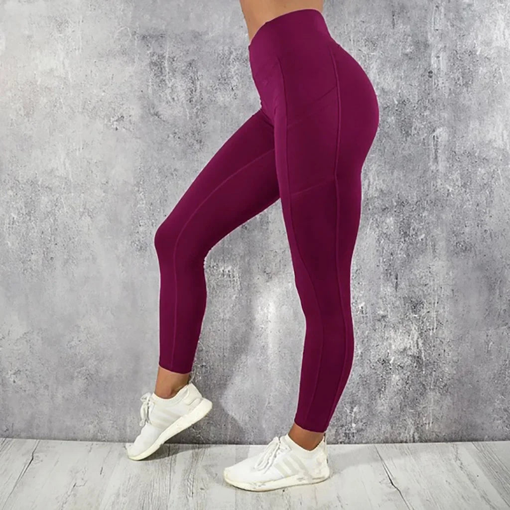 Women's High Waist Yoga Leggings with Pockets