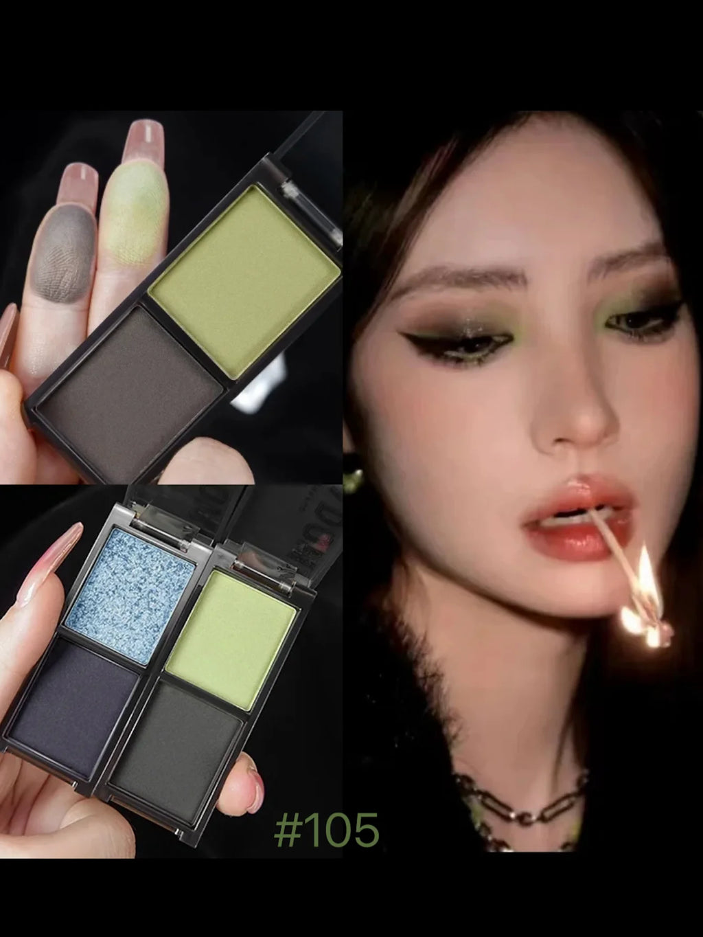 Biya 2-Color Matte Eyeshadow Palette