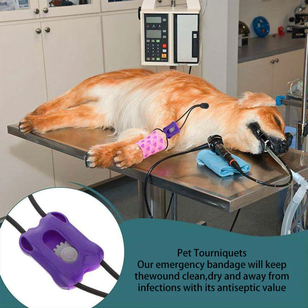 Pet Safety Tourniquet – Quick-Release Pressure Band for Dogs & Cats