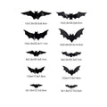 LED Halloween Bat Night Lights – 3D Window & Wall Decor (12/24 Pack)