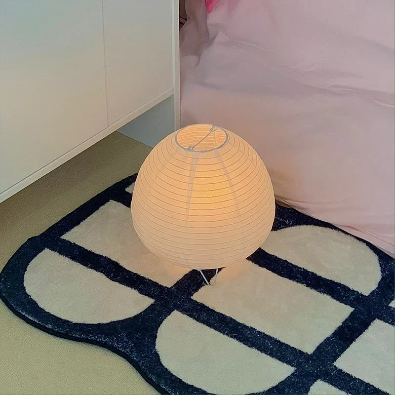 Japanese Rice Paper Table Lamp – Lantern Style