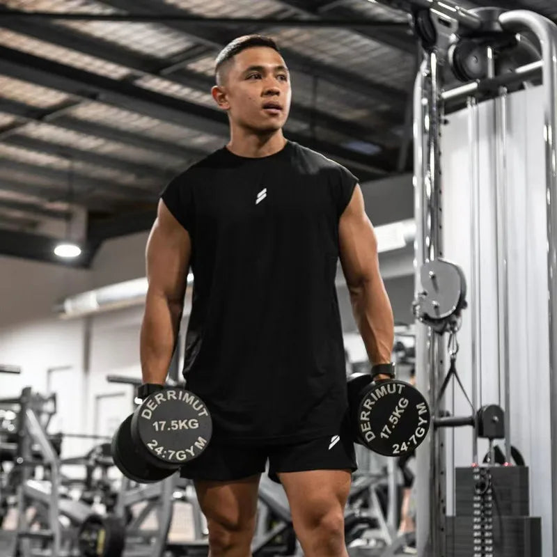 Men's Quick-Dry Sleeveless Athletic Shirt