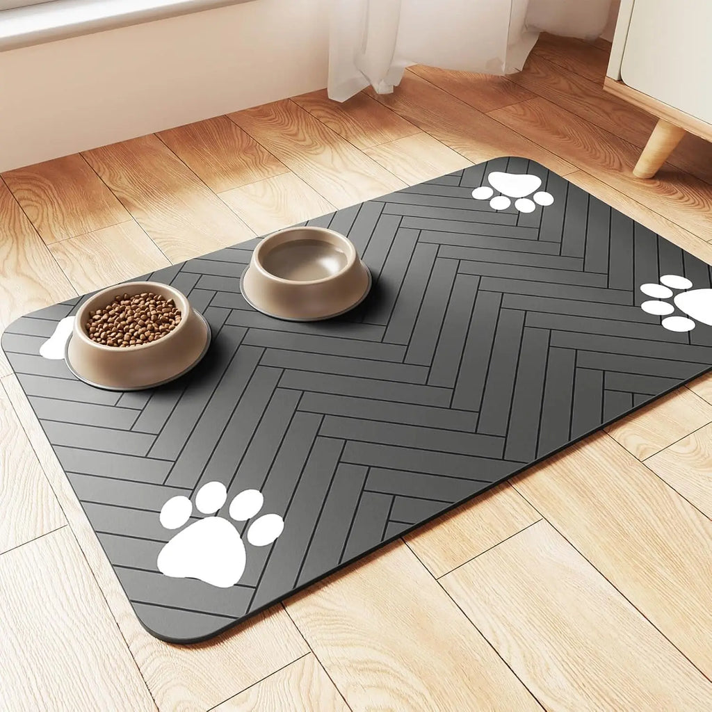 Waterproof Pet Feeding Mat – Absorbent Non-Slip Placemat