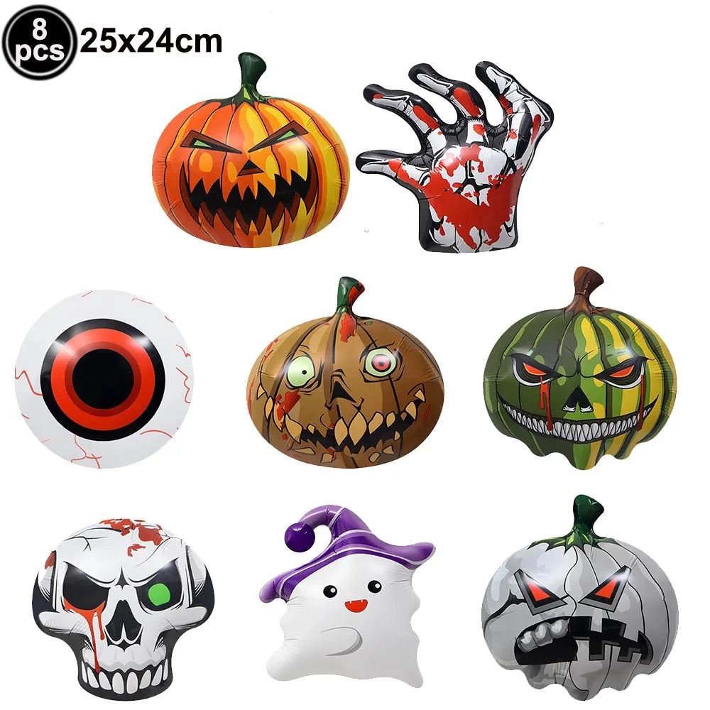 Halloween Foil Balloons – Large Standing Haunted House Balloons