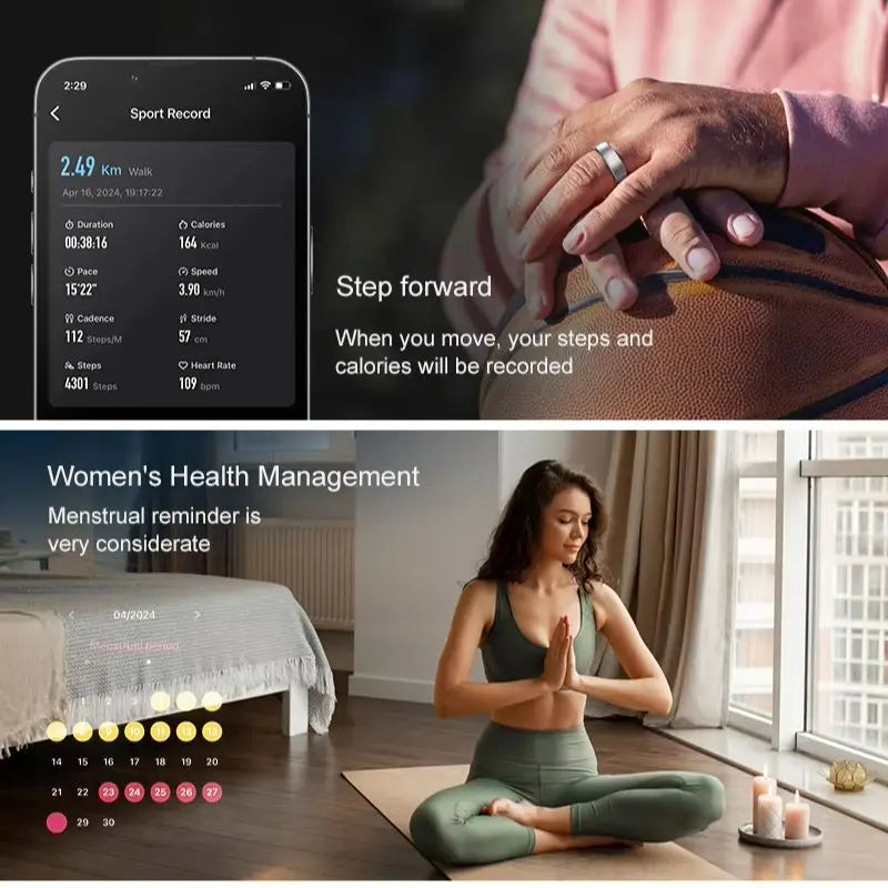 PulseTrack Smart Fitness Ring