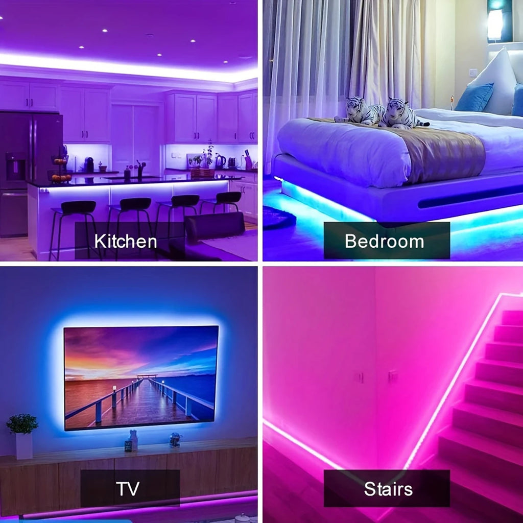 LumaStrip RGB Music-Sync LED Strip Lights – App & Remote Control
