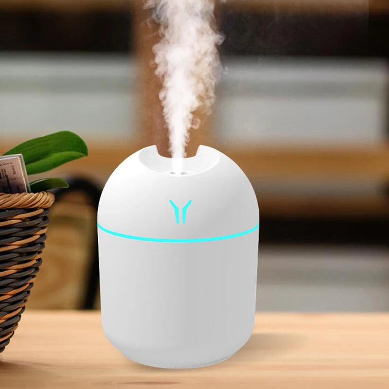 MistPure 250ML USB Mini Humidifier – Ultrasonic Cool Mist Diffuser