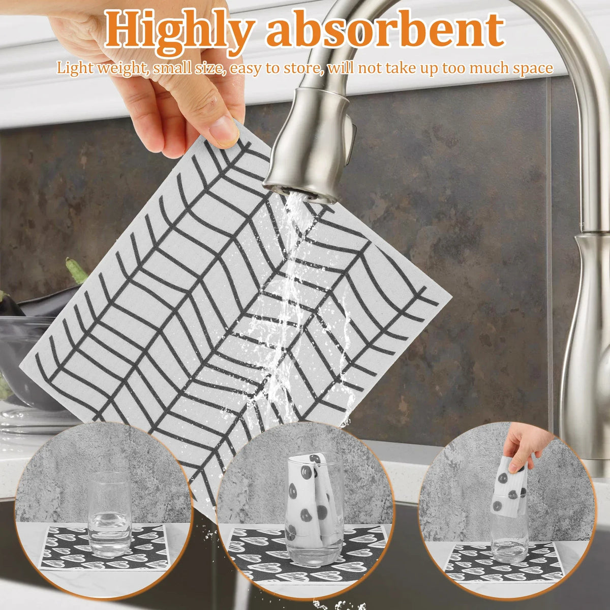 SwedishClean Absorbent Dishcloths