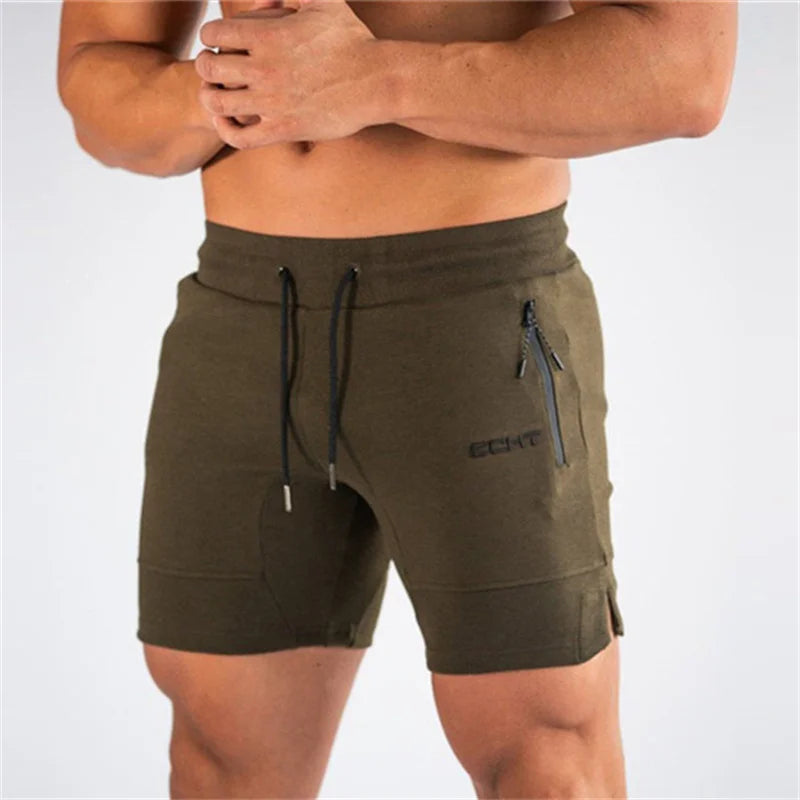 AeroFlex Men's Zip-Pocket Gym Shorts