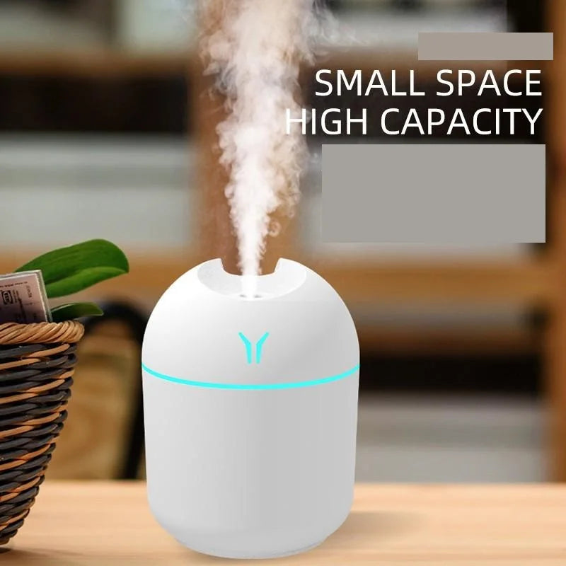 MistPure 250ML USB Mini Humidifier – Ultrasonic Cool Mist Diffuser