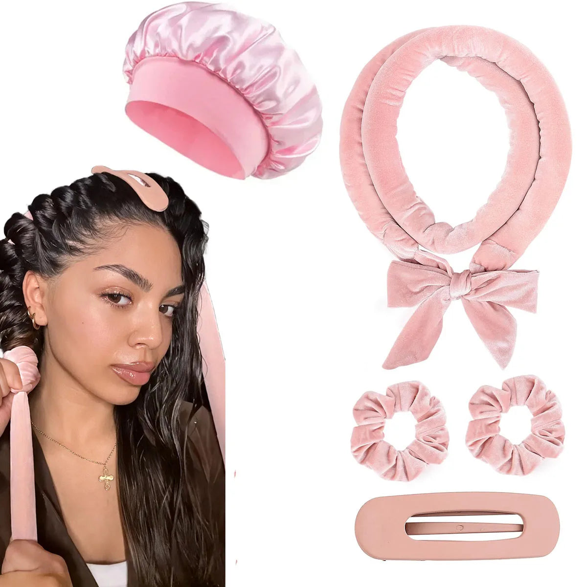 SilkCurl Heatless Curling Rod Set