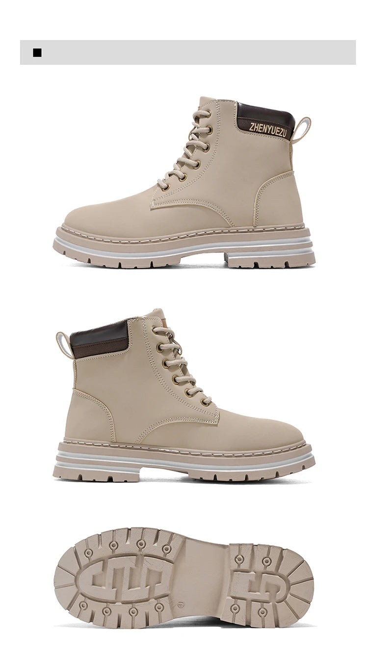 Men's Retro Short Boots