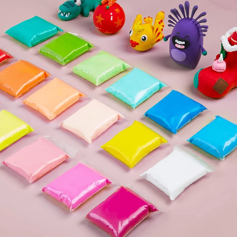 24-Color Air Dry Clay Kit