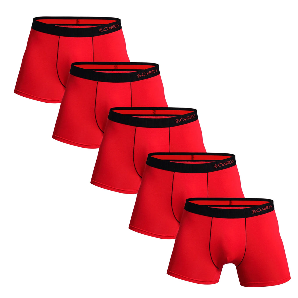 Men's Cotton Boxer Briefs, 5-Pack — Comfortable Everyday Underwear
