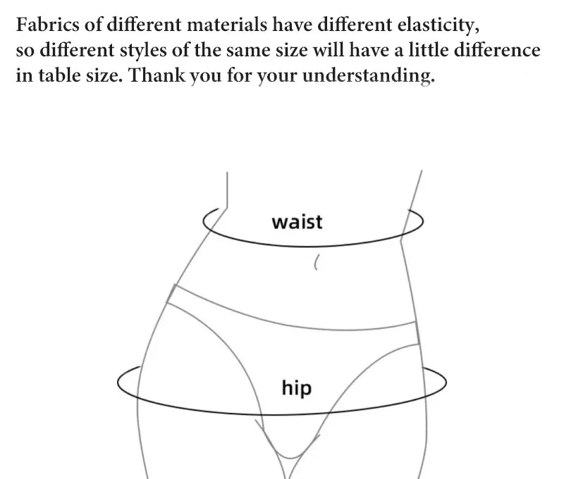 FINETOO Cotton Striped Briefs, 4-Pack — Women's Low-Waist Panties with Letter Waistband