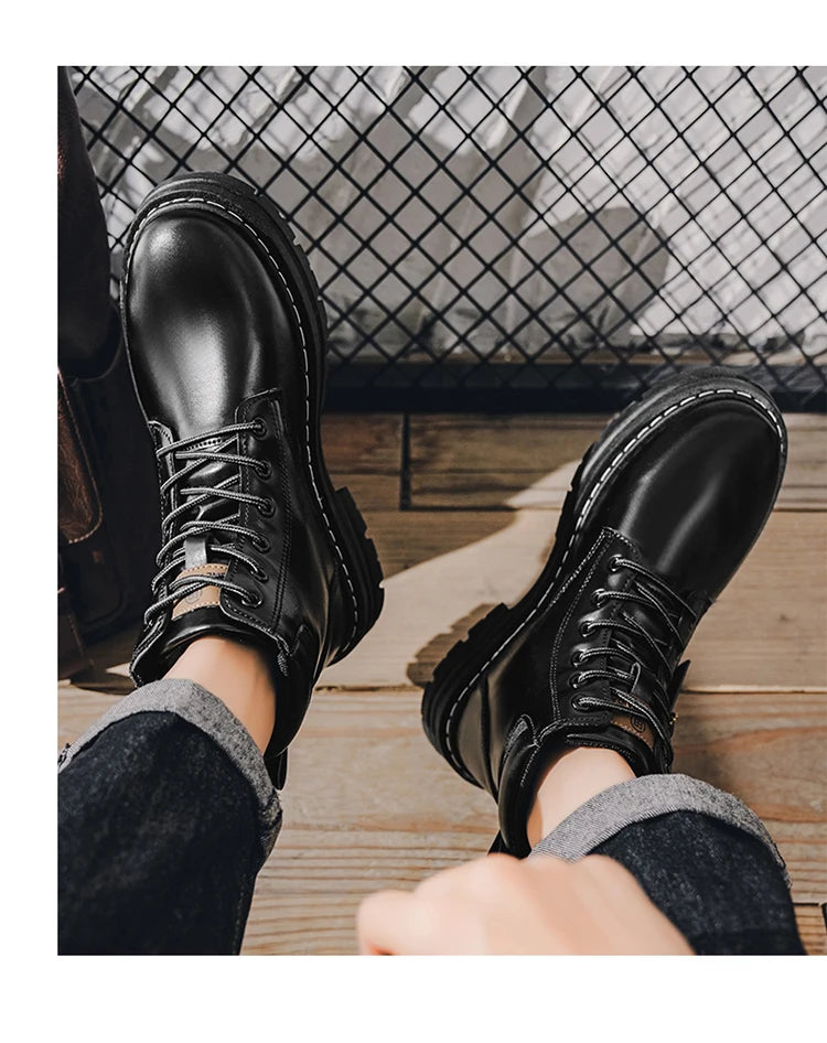 Men's Retro Short Boots