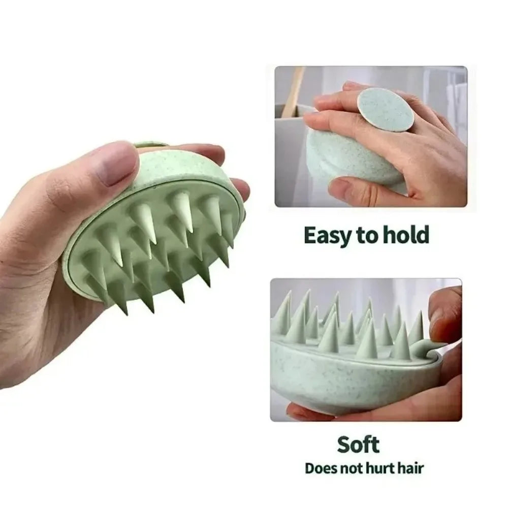 Scalp Massage Brush — Wet & Dry Head Cleansing Brush