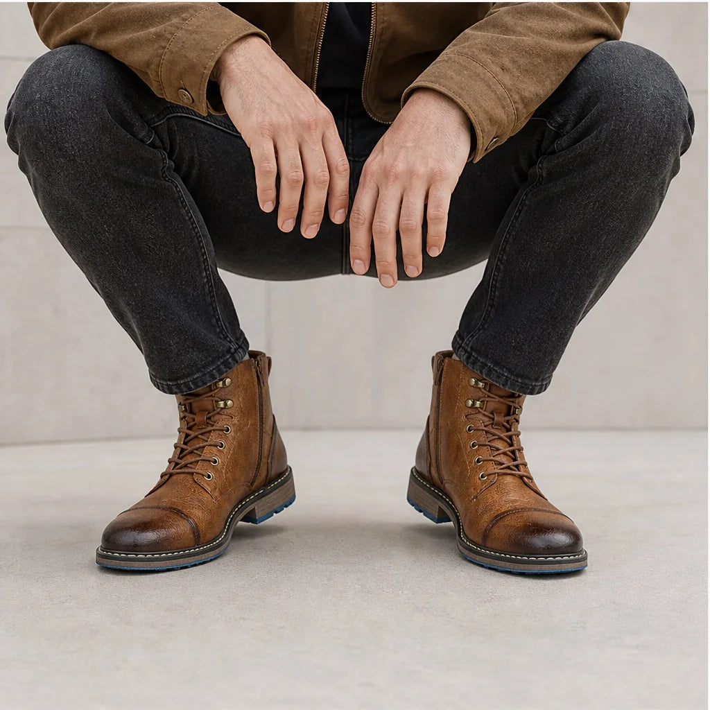 Men's Comfortable Retro Ankle Boots