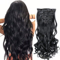 22-Inch Curly Clip-In Hair Extensions – 7-Piece Full Head Set