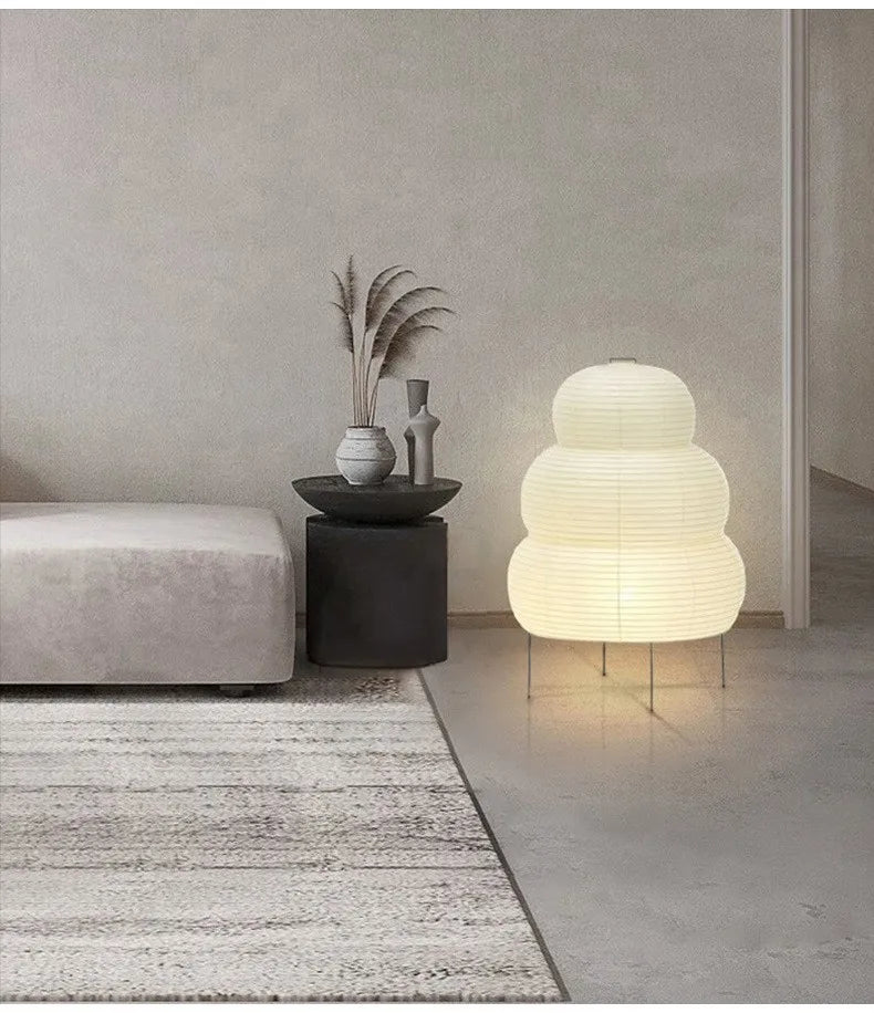 Akari Noguchi-Style Paper Table Lamp