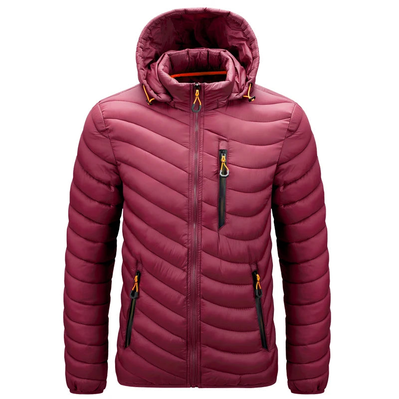 Men's Lightweight Hooded Puffer Jacket