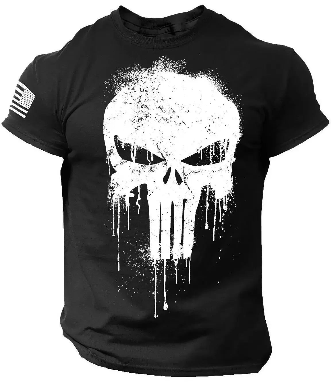 Men's 3D Military Print Oversized T-Shirt