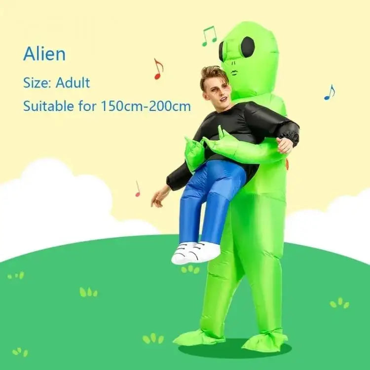 Inflatable Alien Costume – Funny Blow-Up Halloween Costume for Kids