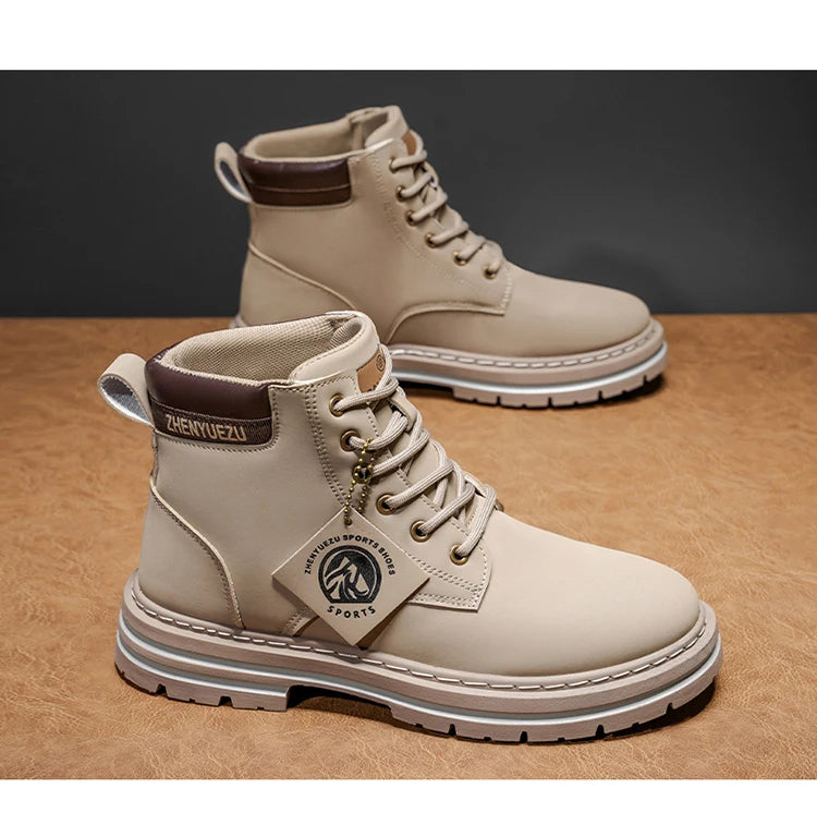 Men's Retro Short Boots