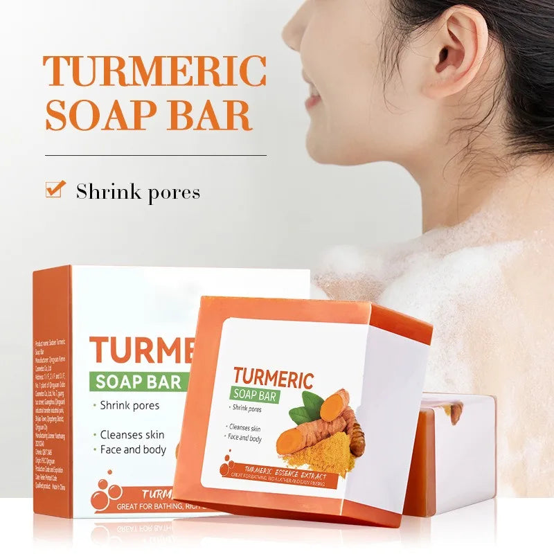 Turmeric Brightening Soap – Handmade Face & Body Bar