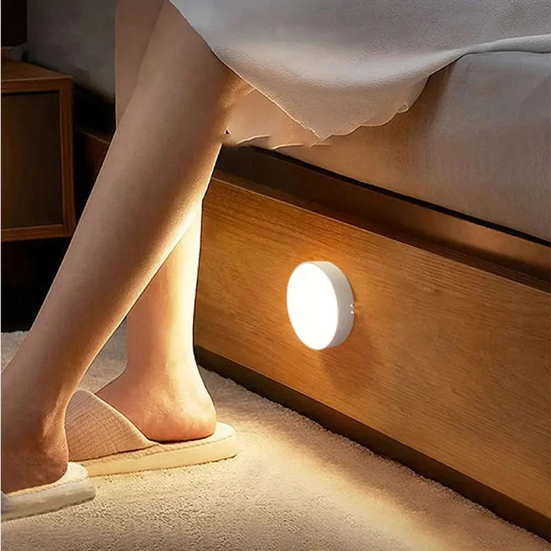 GlowSense Motion Sensor Night Light – Wireless LED Lamp for Bedroom, Hallway & Closet