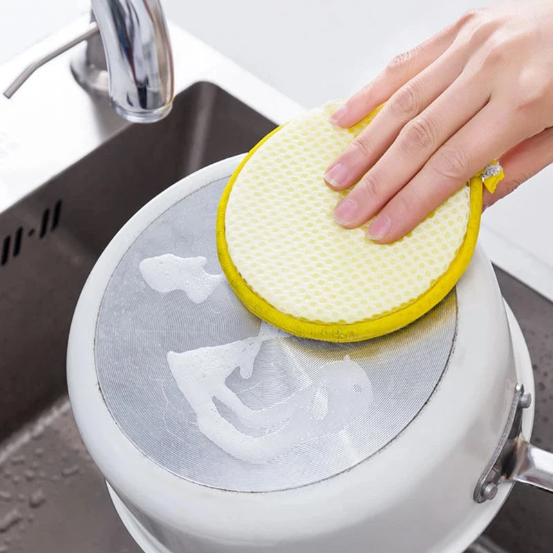 Double-Sided Dishwashing Sponge