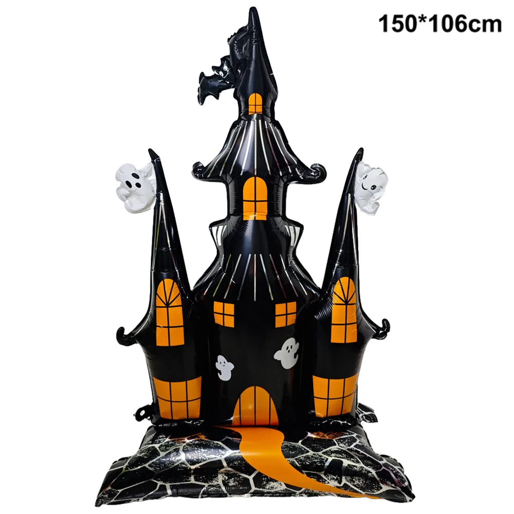 Halloween Foil Balloons – Large Standing Haunted House Balloons