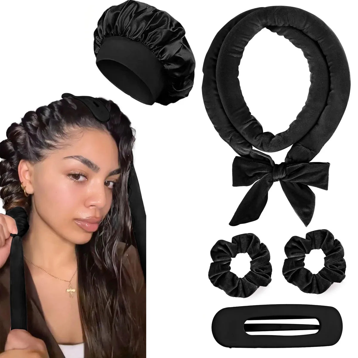 SilkCurl Heatless Curling Rod Set
