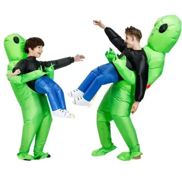 Inflatable Alien Costume – Funny Blow-Up Halloween Costume for Kids