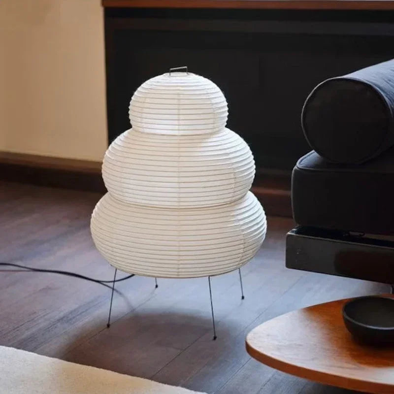 Akari Noguchi-Style Paper Table Lamp