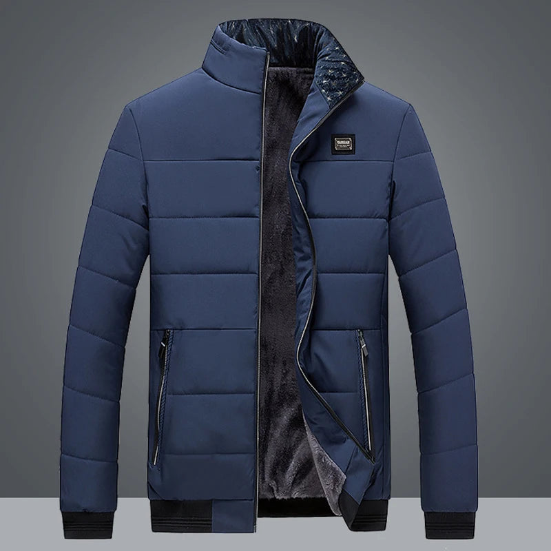 Men's Fleece-Lined Puffer Jacket
