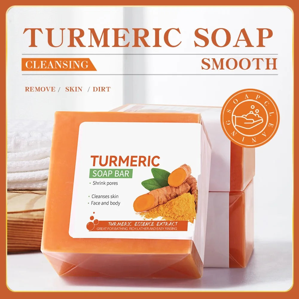 Turmeric Brightening Soap – Handmade Face & Body Bar