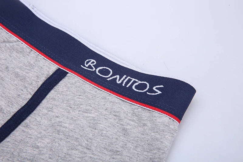 Men's Cotton Boxer Briefs, 4-Pack — Soft Letter-Waistband Underwear