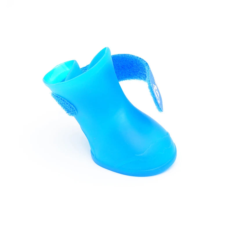 Waterproof Silicone Dog Rain Boots – Non-Slip Paw Protectors