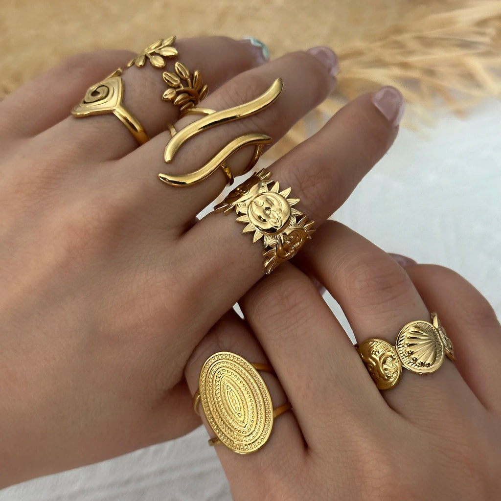 Vintage Open Rings Set