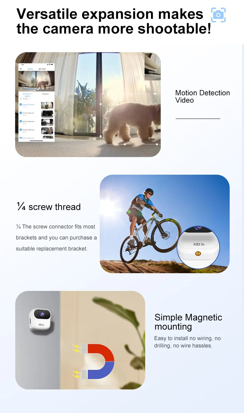 Ourlife A800 Mini WiFi Security Camera