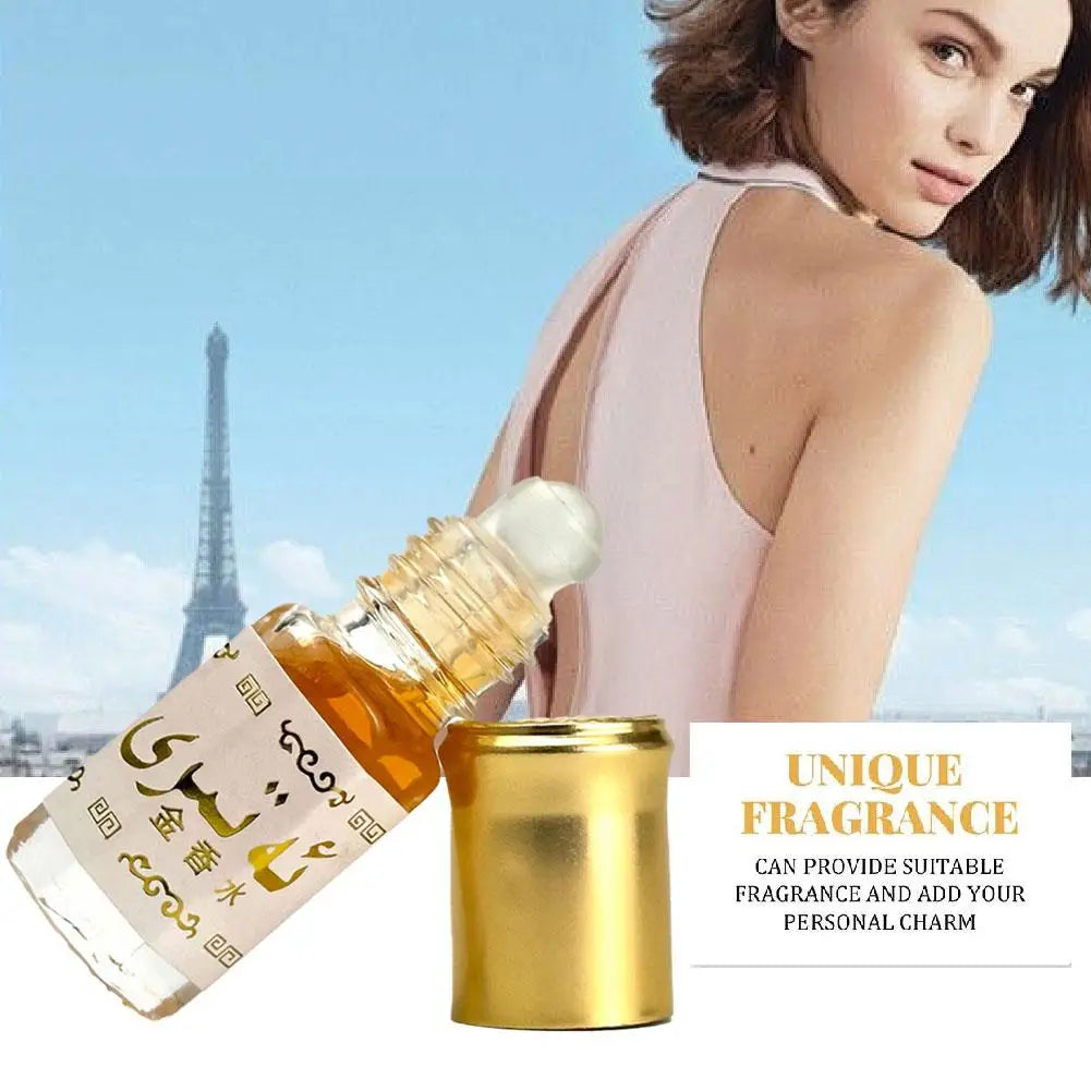 Golden Arabian Perfume Oil Roll-On – Portable Long-Lasting Fragrance