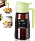 2-in-1 Glass Oil Dispenser & Sprayer – Olive Oil Mister Bottle