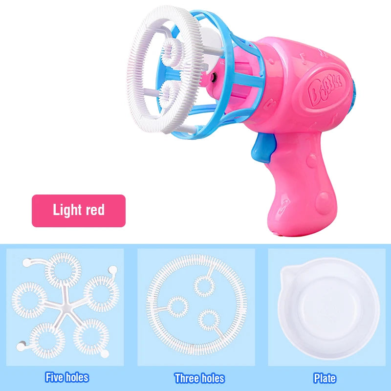 Automatic Bubble Gun – Fun Outdoor Bubble Blaster for Kids