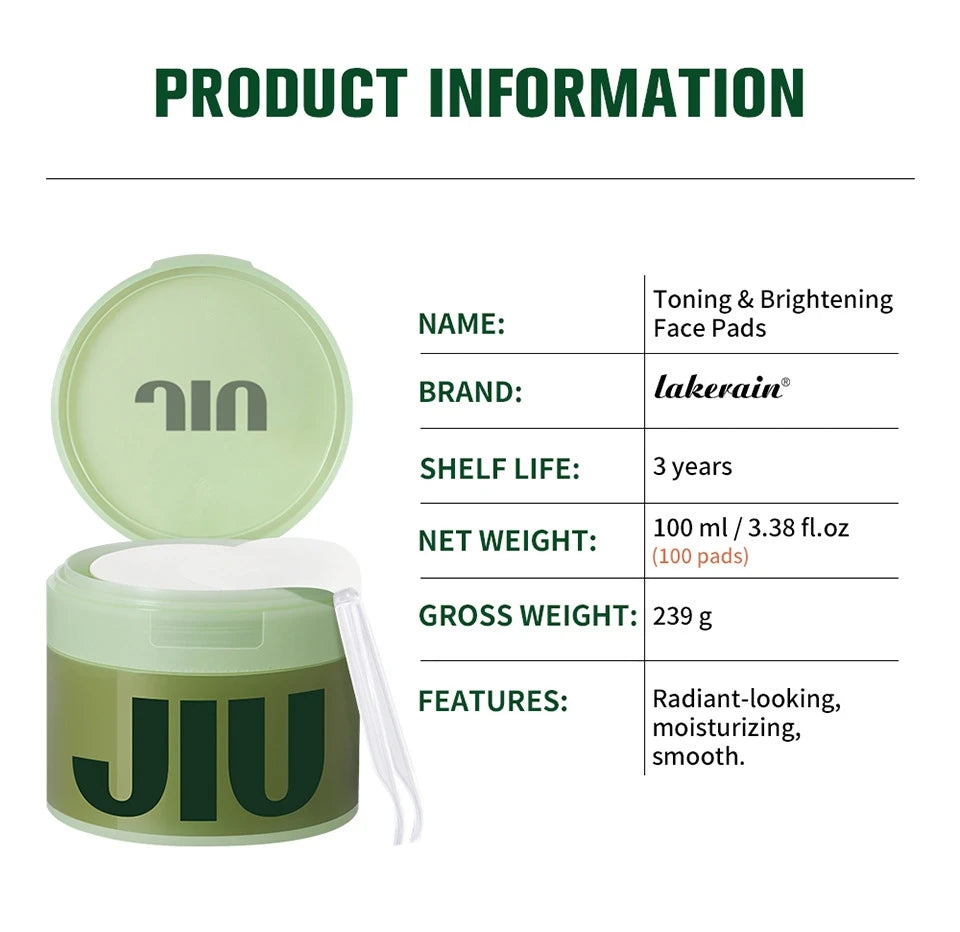 Anti-Aging Toner Pads with Snail Mucin