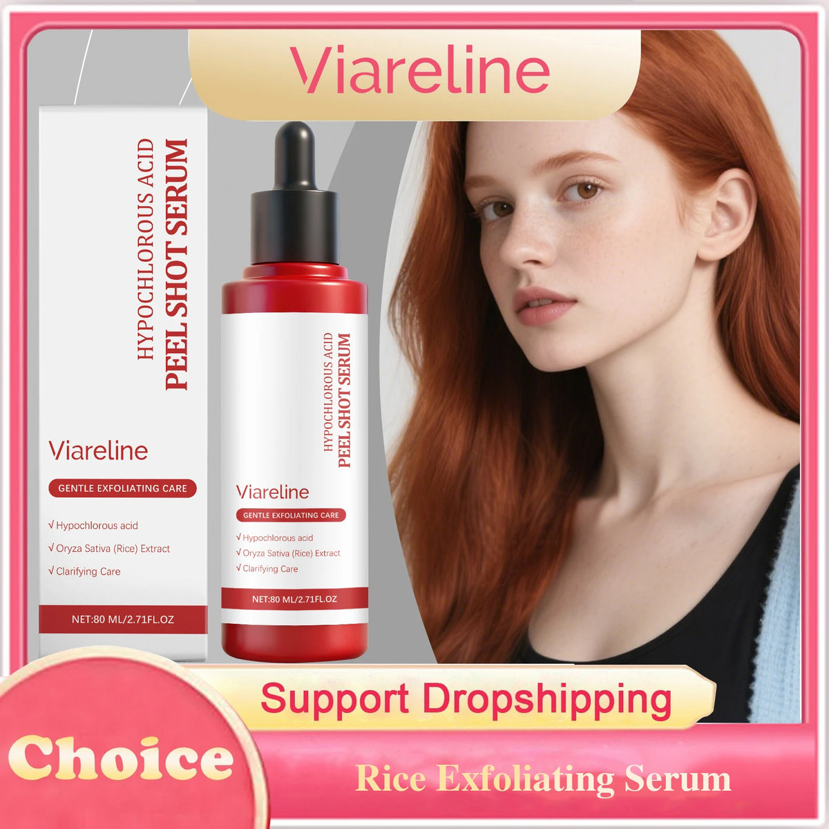 Rice Exfoliating Serum – Brightening & Smoothing Facial Exfoliant