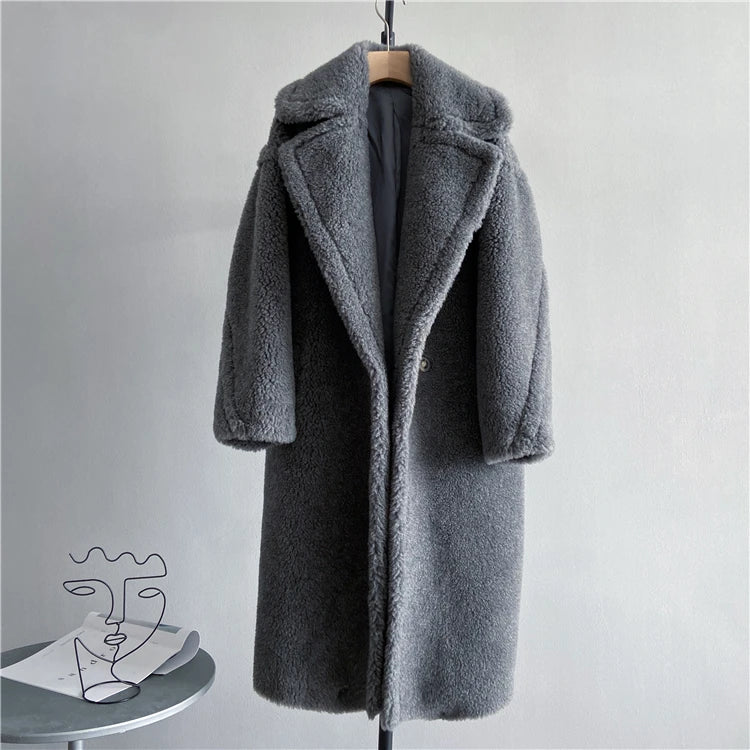Women's Long Teddy Winter Coat